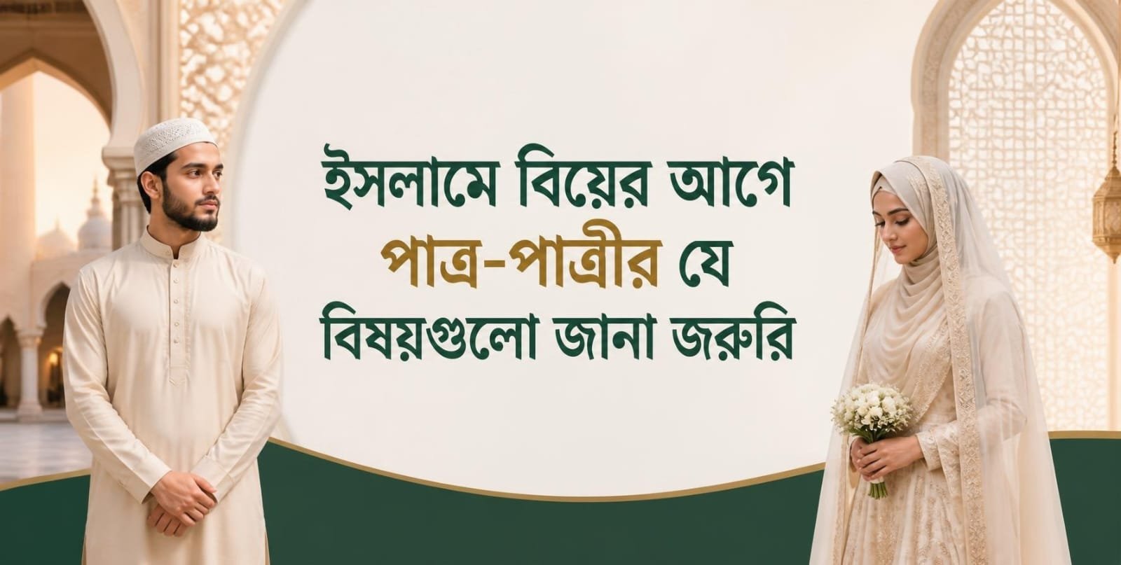 ইসলামে বিয়ের আগে পাত্র-পাত্রীর যে বিষয়গুলো জানা জরুরি